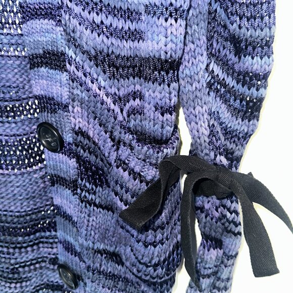 GILMAR crocheted made in Italy cardigan - Picture 2 of 6